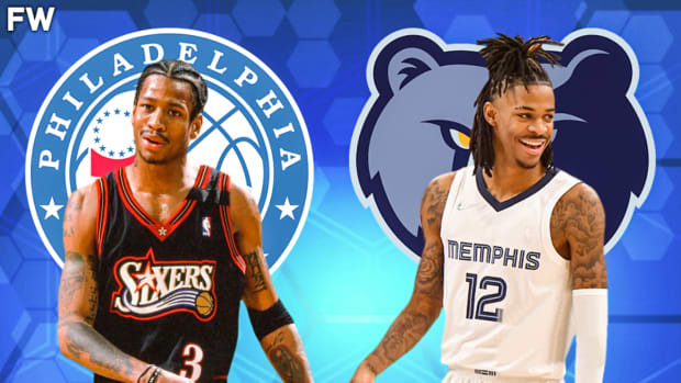 Allen iverson hotsell memphis grizzlies jersey