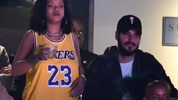 Rihanna lebron jersey top