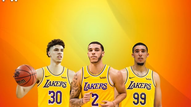 Lamelo ball discount lakers jersey
