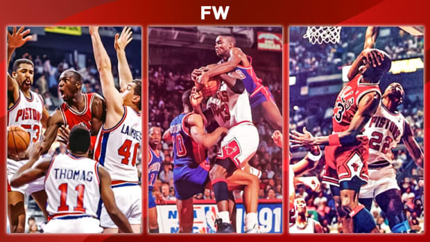 The Only Defense That Came Close To Stopping Michael Jordan Was The Bad Boy Pistons Fadeaway World