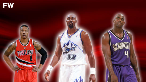 Karl Malone s Priceless Reaction When Damian Lillard Called Out NBA Players Who Don t Have Rings In A Commercial Fadeaway World