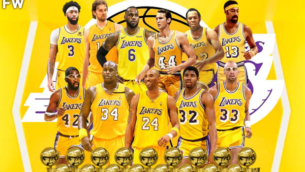 All lakers retired numbers hot sale