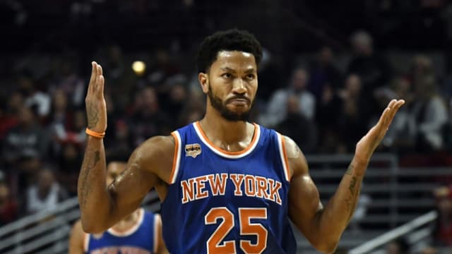 D rose knicks jersey sale