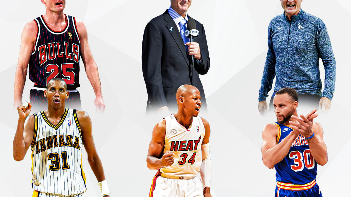 Steve Kerr Was There When Reggie Miller Ray Allen And Stephen Curry Each Broke The 3PT Record Fadeaway World