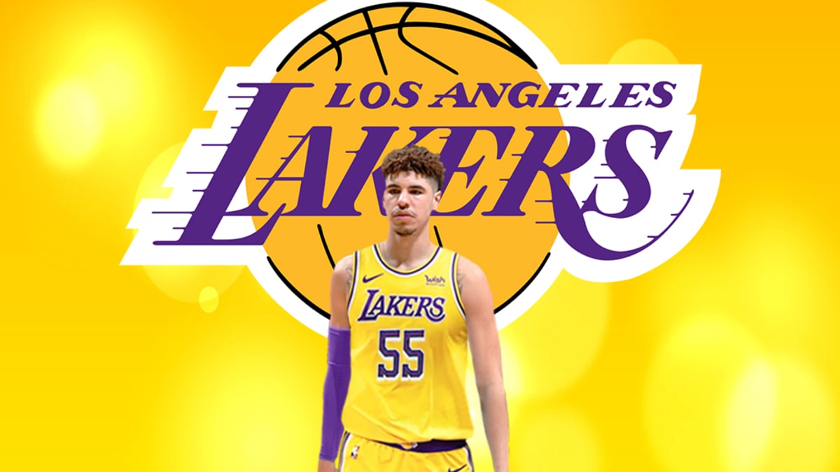 Lamelo ball lakers jersey clearance