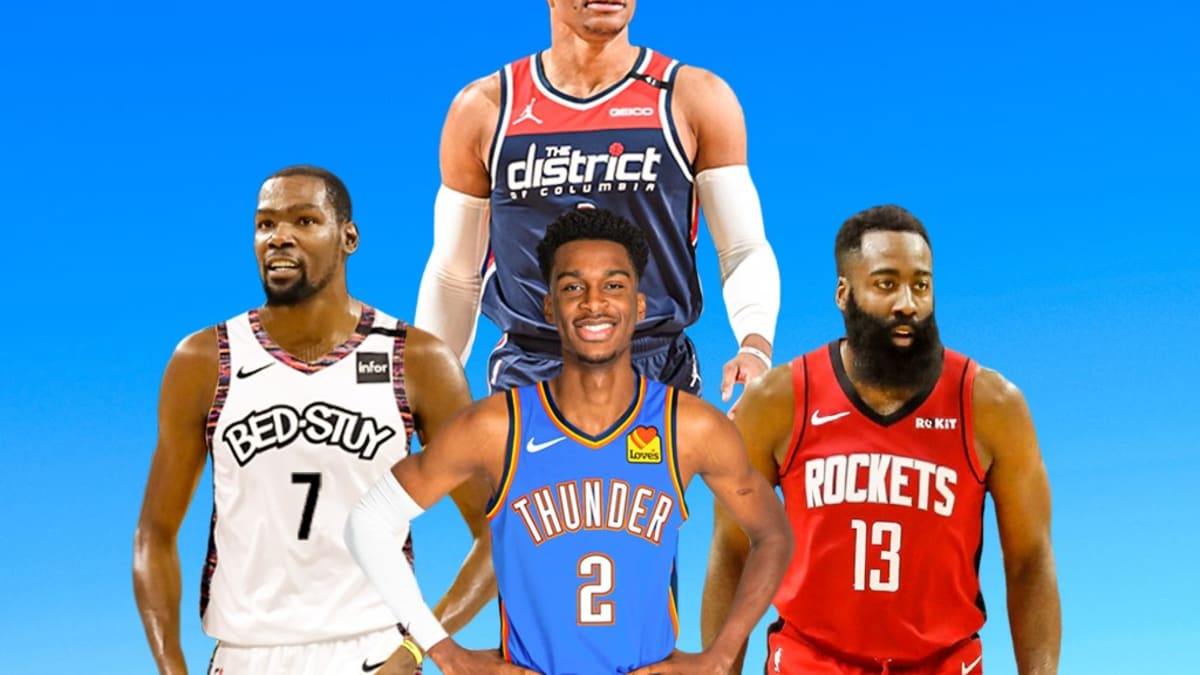 Kd westbrook and harden 2025