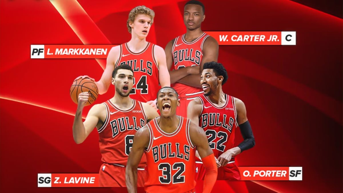 The 2019 20 Projected Starting Lineup For The Chicago Bulls