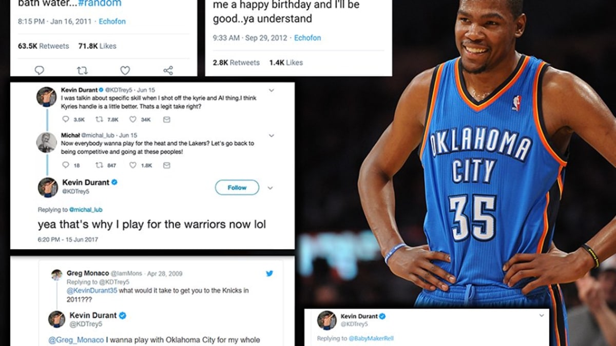 Kevin Durant s Most Bizarre Tweets Of All Time Fadeaway World
