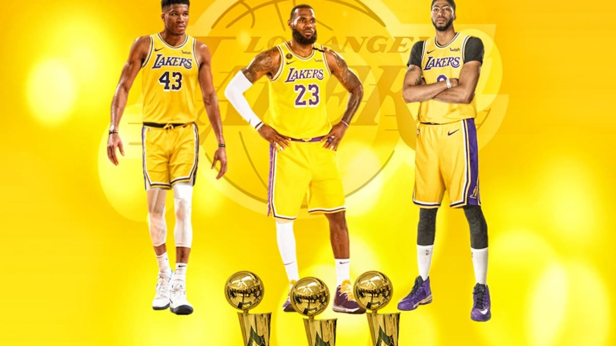 Giannis antetokounmpo best sale lakers