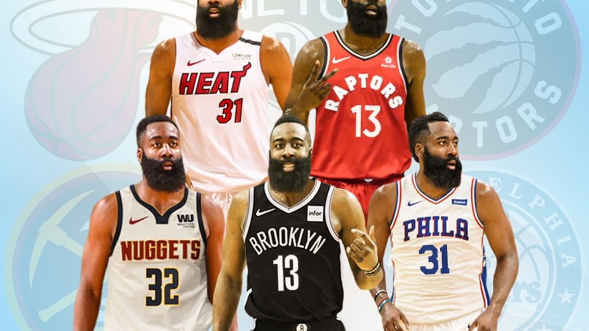 James hot sale harden raptors