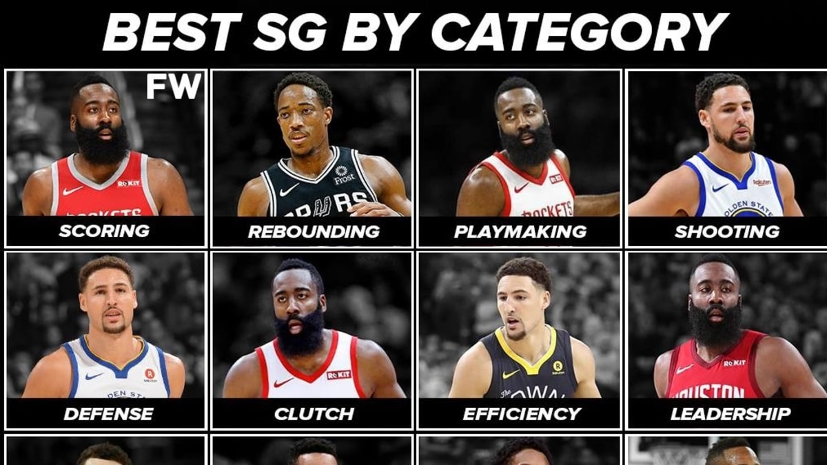 Ranking The Best NBA Shooting Guards By Category Fadeaway World