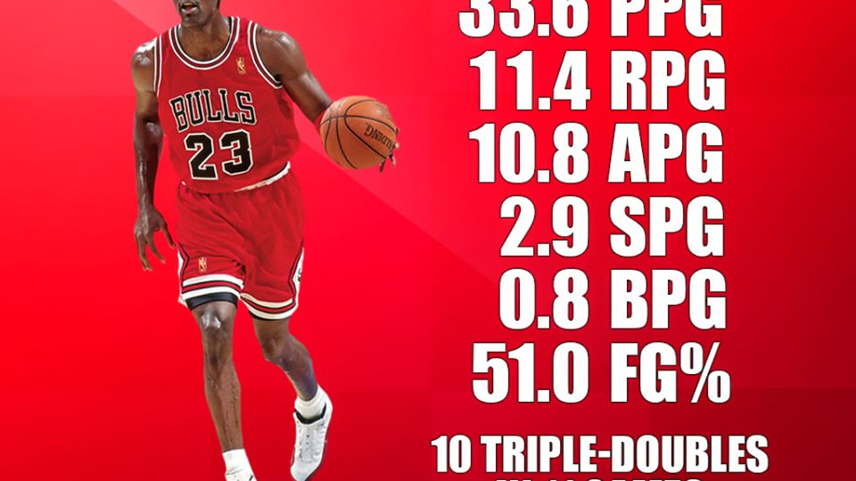 Michael Jordan s Point Guard Stats Were Amazing 10 Triple Doubles In 11 Games Fadeaway World