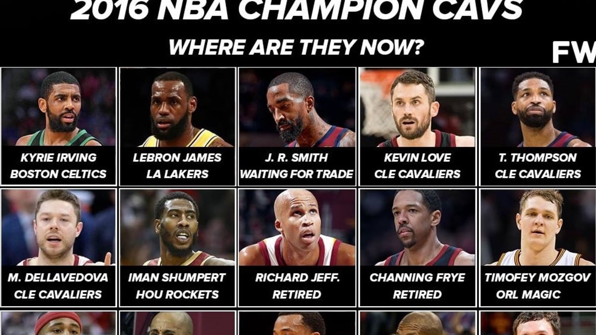 2016 NBA Champion Cavs Where Are They Now Fadeaway World