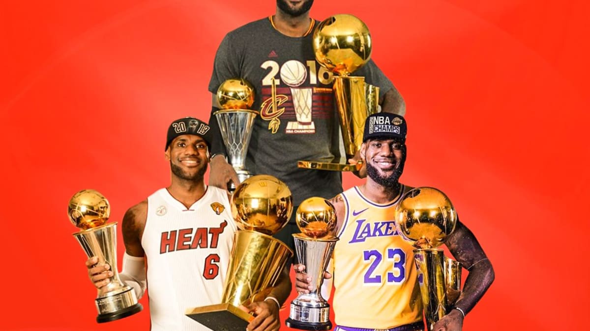 How many nba championship rings does lebron james have online