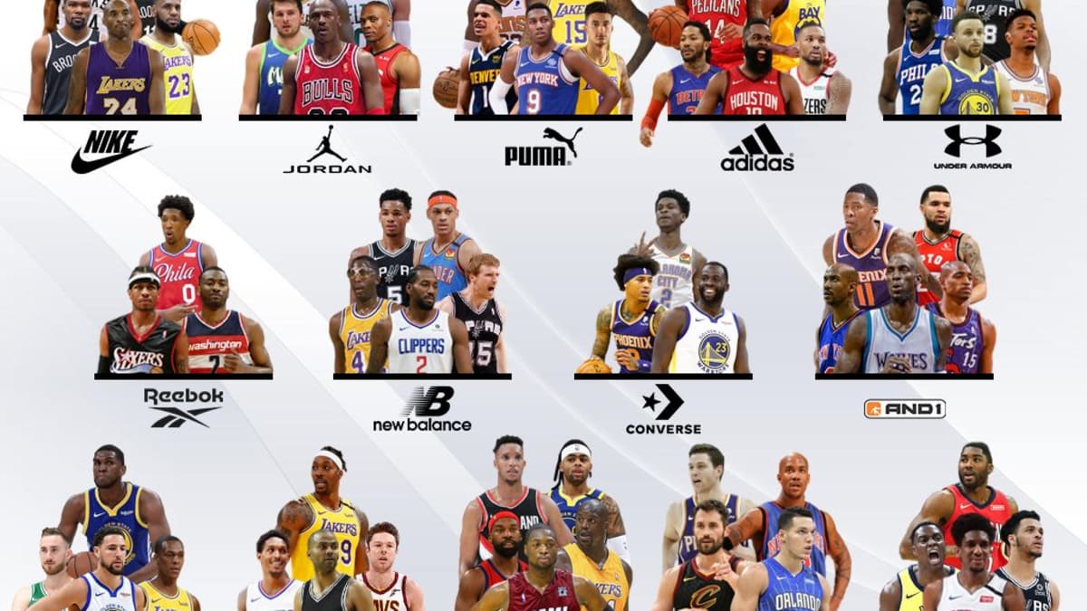 Nba athletes outlet sponsored by nike