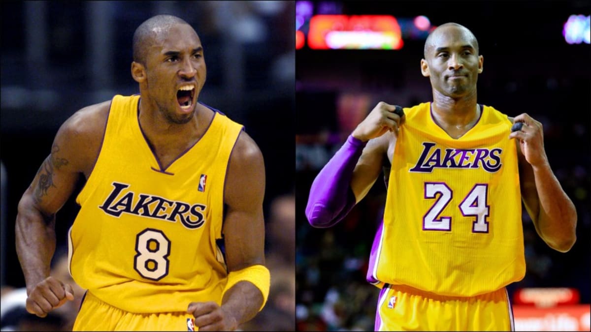 Why did kobe bryant change shop his number