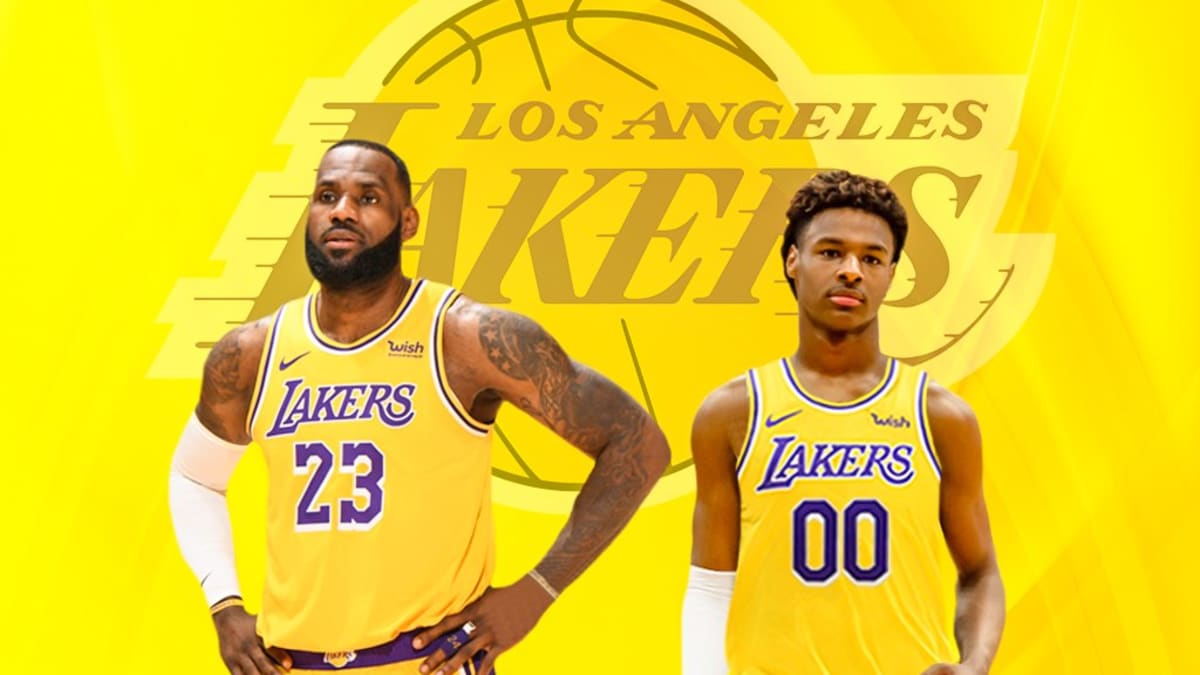 Lebron james and best sale bronny
