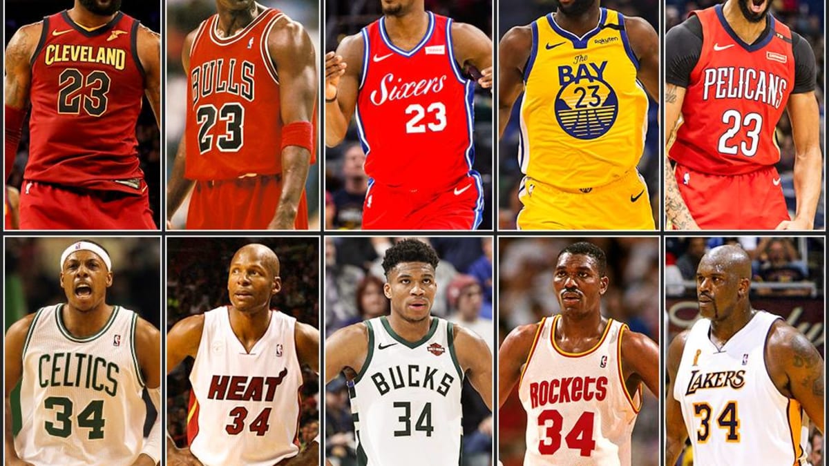 Team No. 23 vs. Team No. 34 Michael Jordan And LeBron James vs