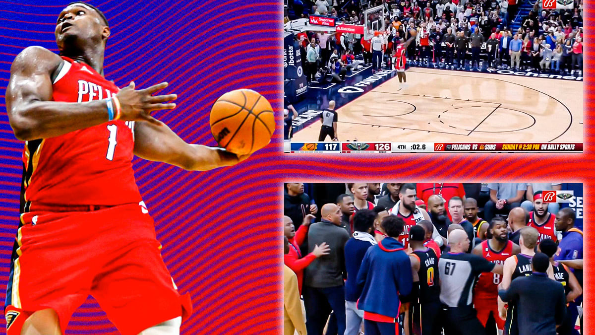 Video Chris Paul And The Suns Are Ready To Throw Hands After Zion