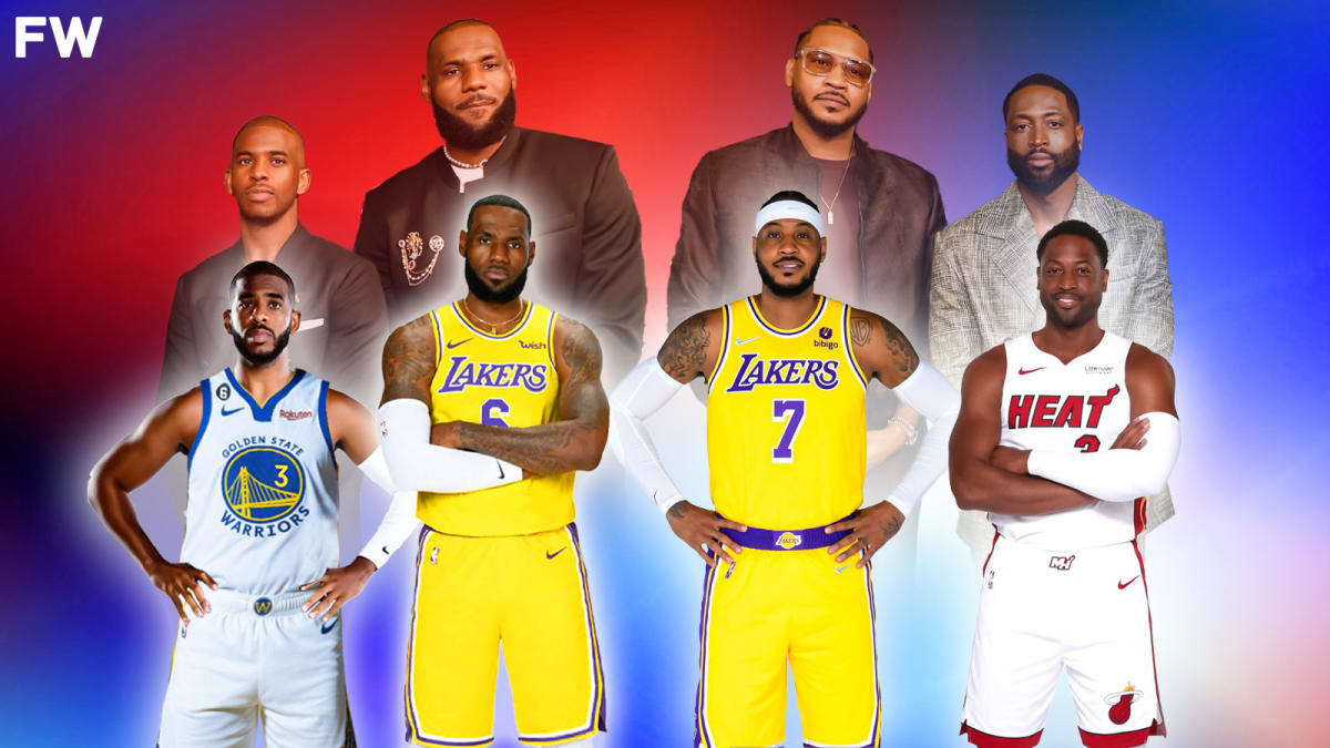 Lebron james dwyane wade on sale chris paul and carmelo anthony