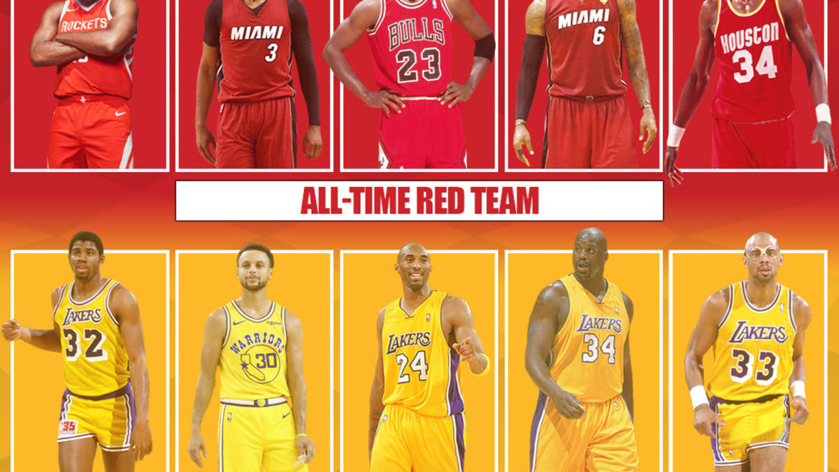 Nba teams top with red jerseys