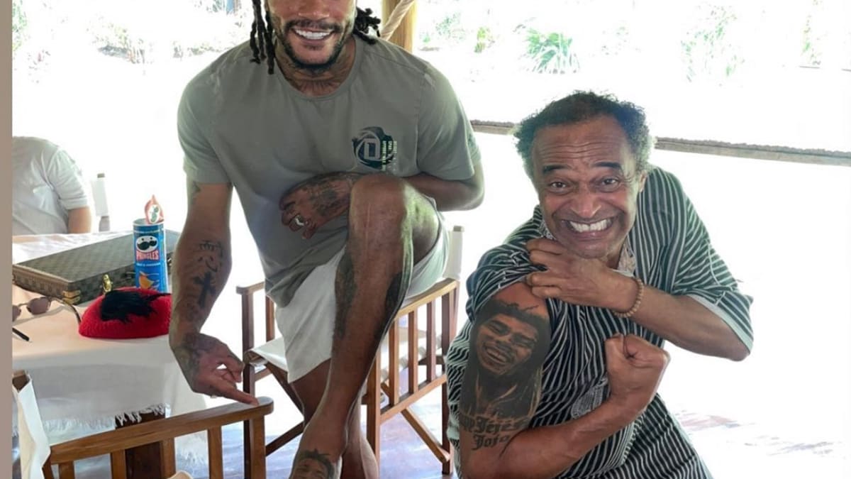 Derrick Rose And Joakim Noah s Father Yannick Noah Show Similar Tattoos Of Bob Marley Fadeaway World