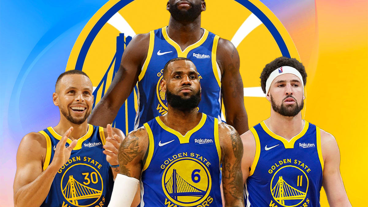 Lebron hot sale warriors shirt