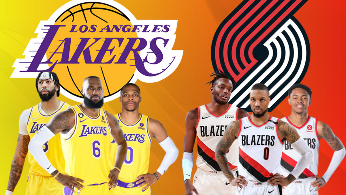 Lakers 2025 trail blazers
