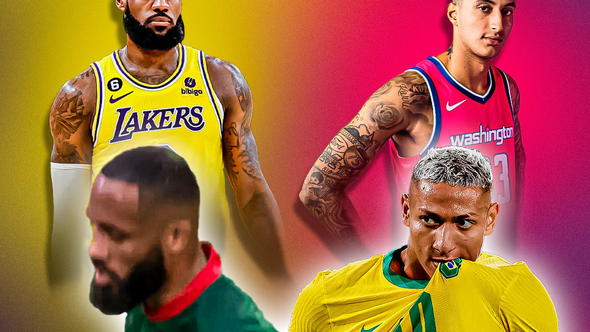 LeBron James And Kyle Kuzma React To Their Doppelgangers At 2022