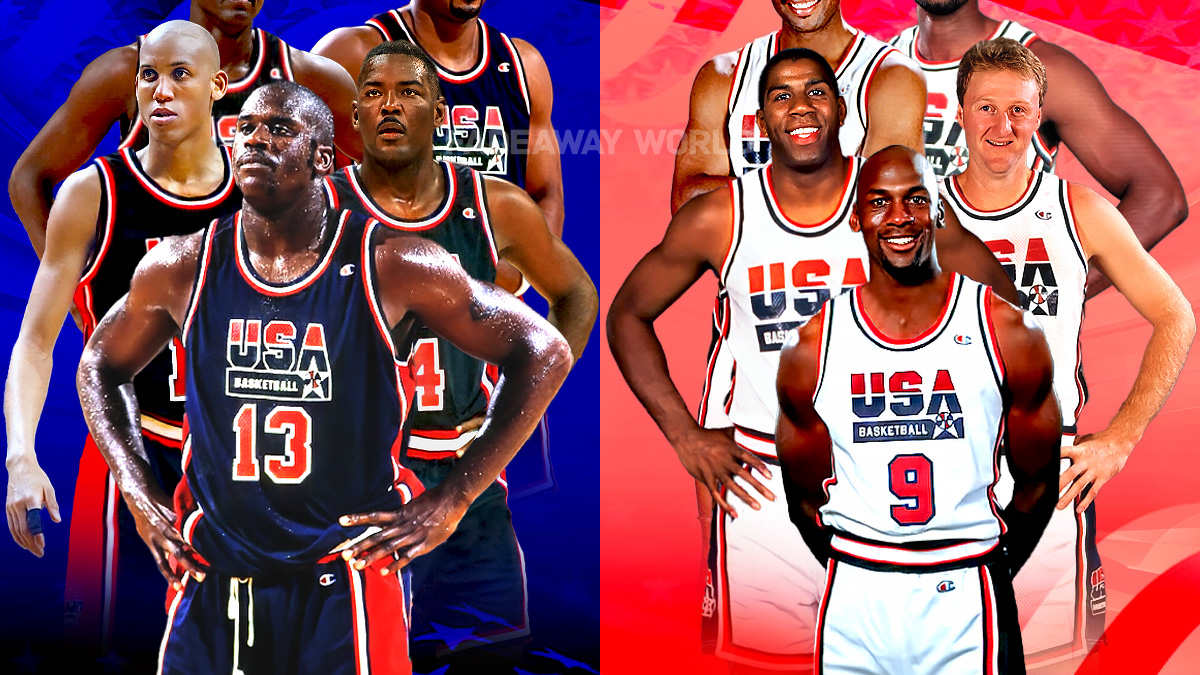 Shaquille O Neal Says 1994 Dream Team Would Easily Beat 1992 Dream Team With Michael Jordan Fadeaway World