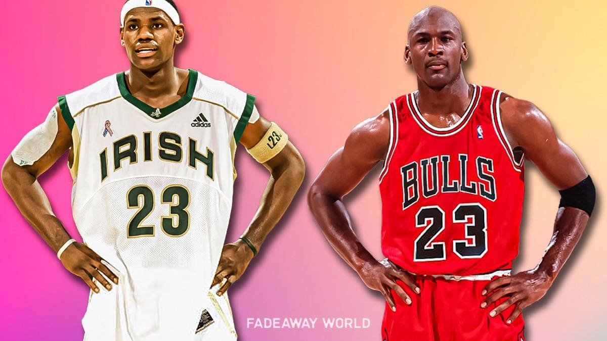 Michael jordan meets lebron james deals