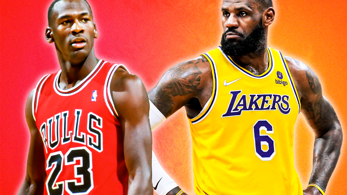 LeBron James Says He And Michael Jordan Dominated When They Played Together At MJ s Camp In California I Was On A Team With Him And We Didn t Lose A Game. Fadeaway