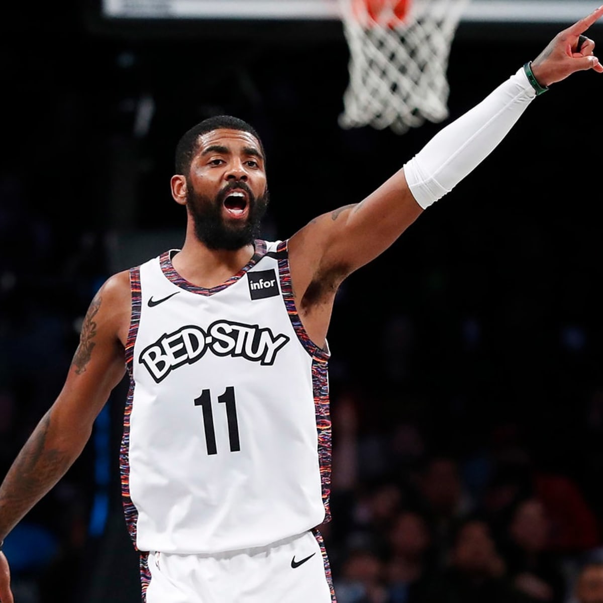 Nets' Kyrie Irving won't play with team until he is 'eligible to