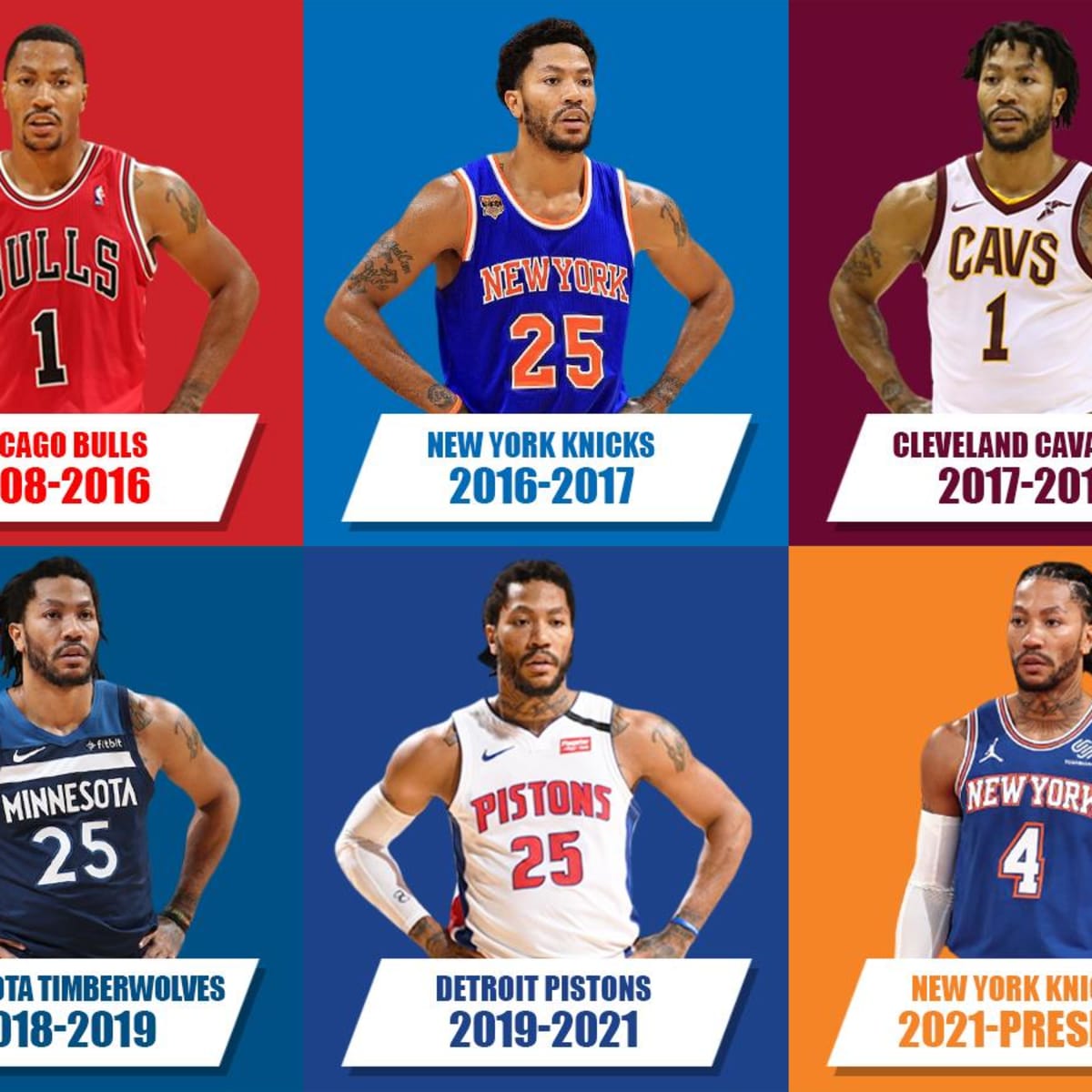 Should Derrick Rose's Jersey be Retired? The Man Himself Shared Some  Thoughts - Bleacher Nation