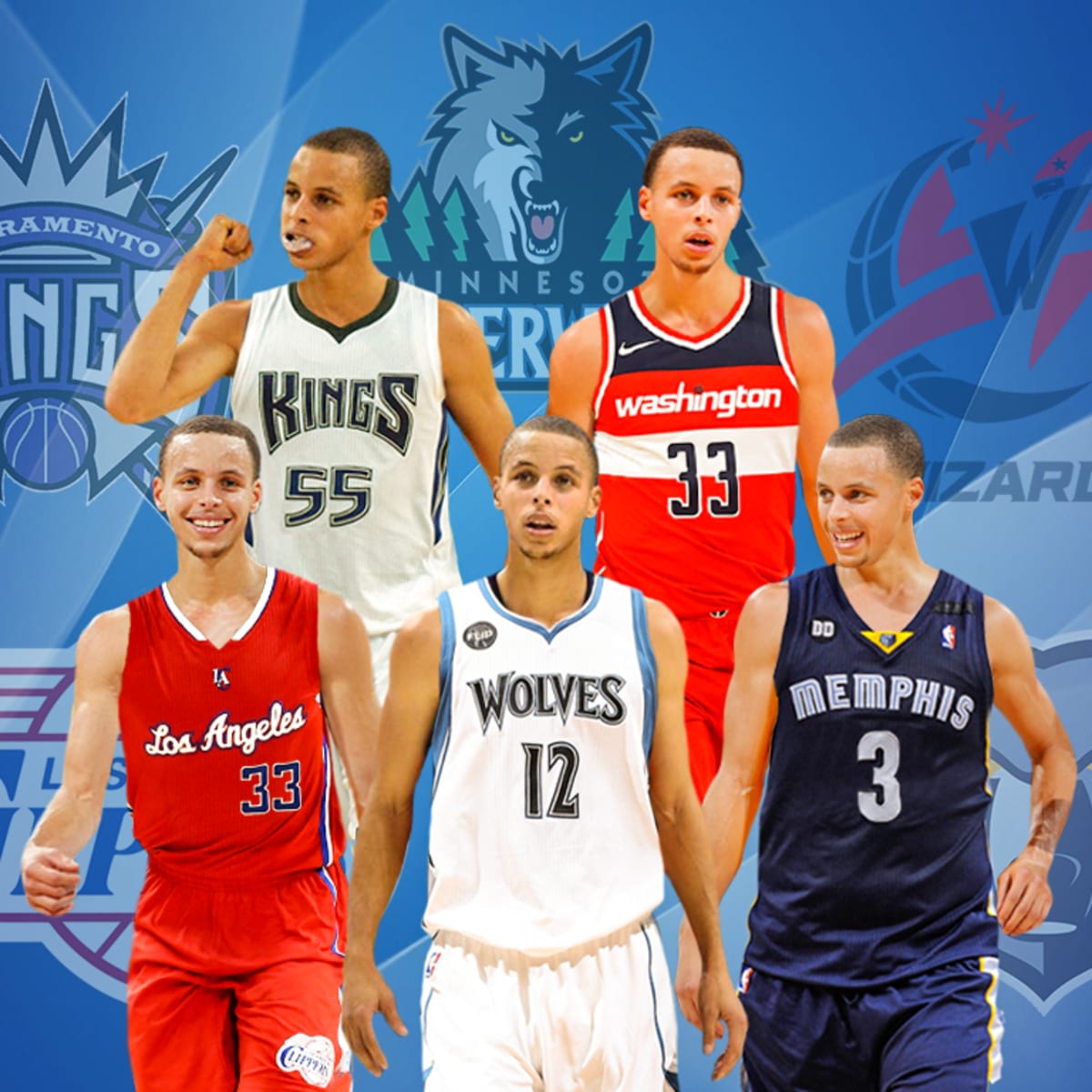 NBA - Stephen Curry is making his 7th #NBAAllStar appearance. Drafted as  the 7th overall pick in the 2009 NBA Draft out of Davidson, Steph is a 3x  NBA champion and 2x #