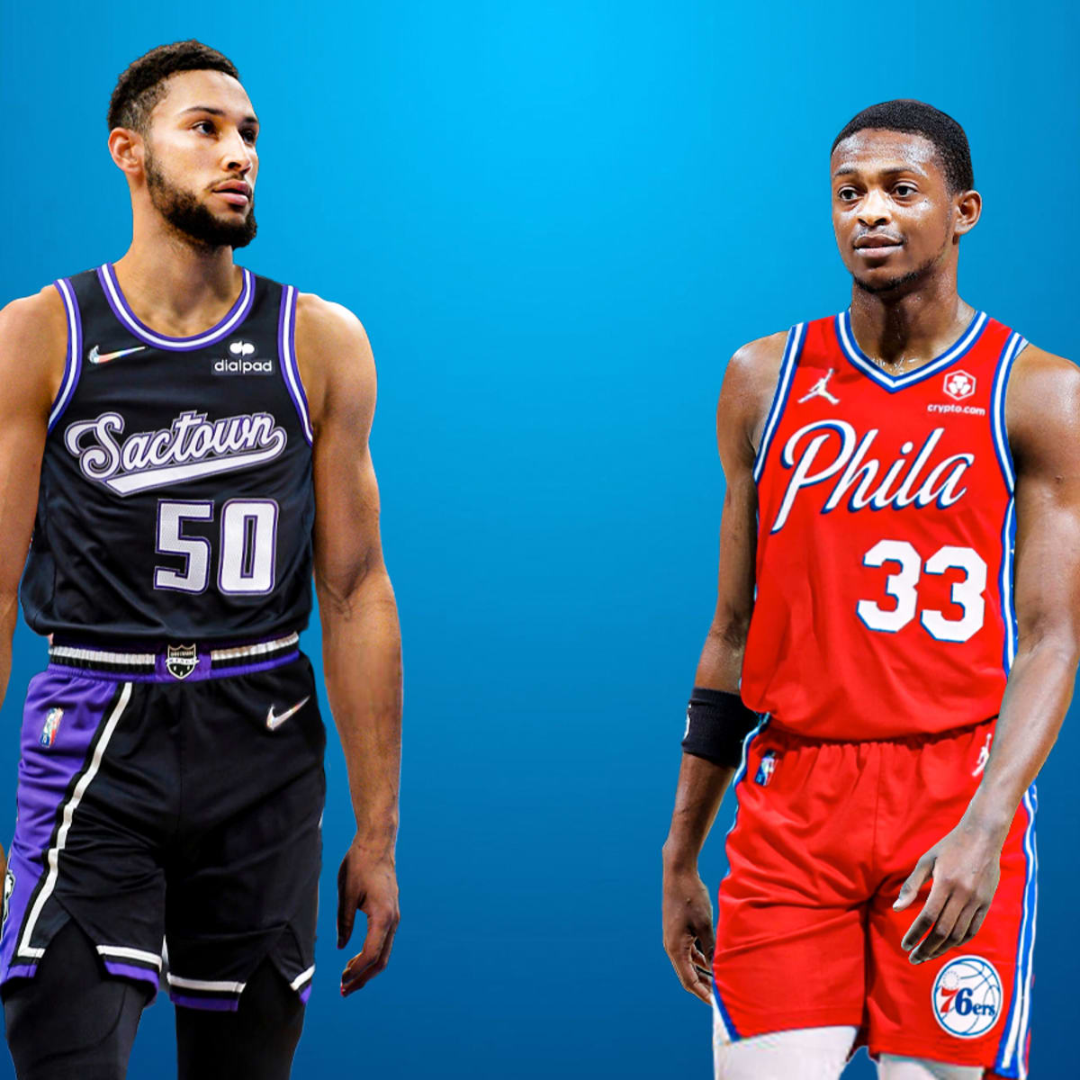 A Blockbuster Mega 3-Team Trade Idea: Ben Simmons And Russell Westbrook To  Kings, De'Aaron Fox To Sixers, Harrison Barnes To Lakers - Fadeaway World