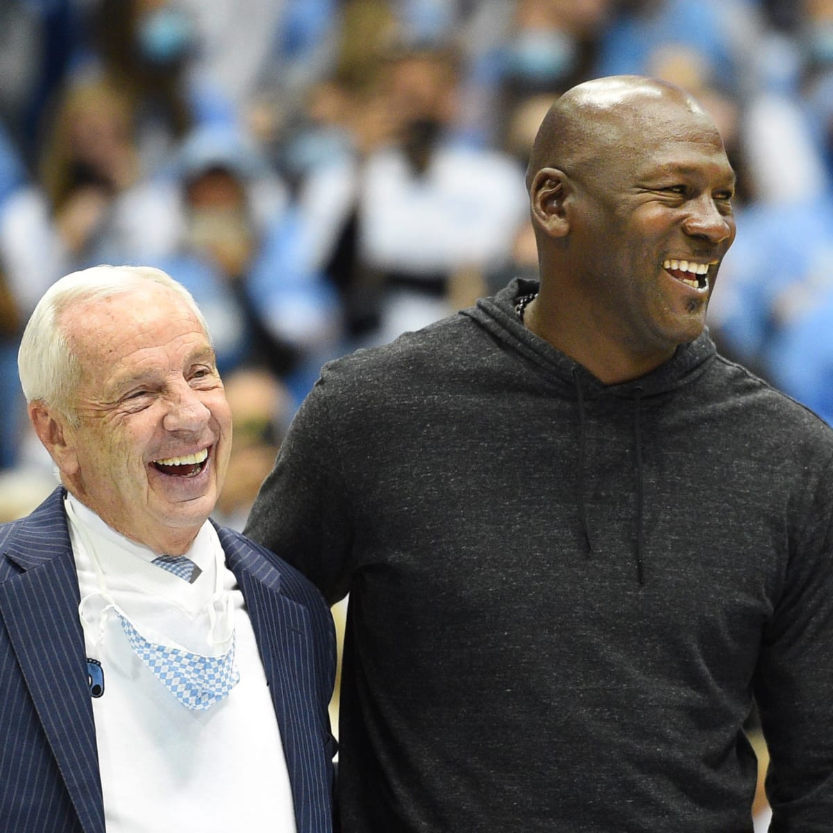 Michael Jordan Spotted At North Carolina Game To Honor Coach Roy Williams -  Fadeaway World