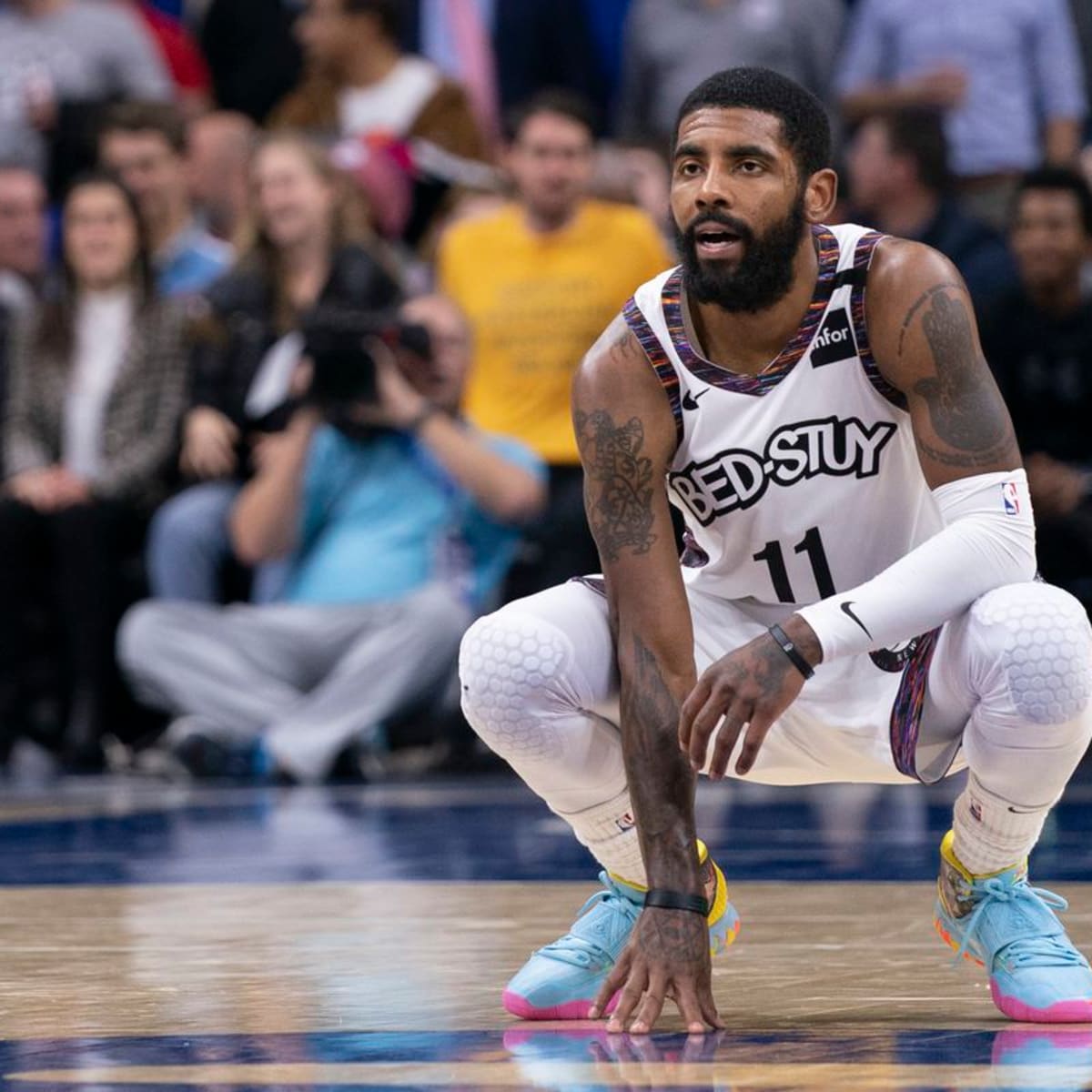 Kyrie Irving says his status as a part-time player with the Nets 'maybe  could've impacted things' with James Harden 