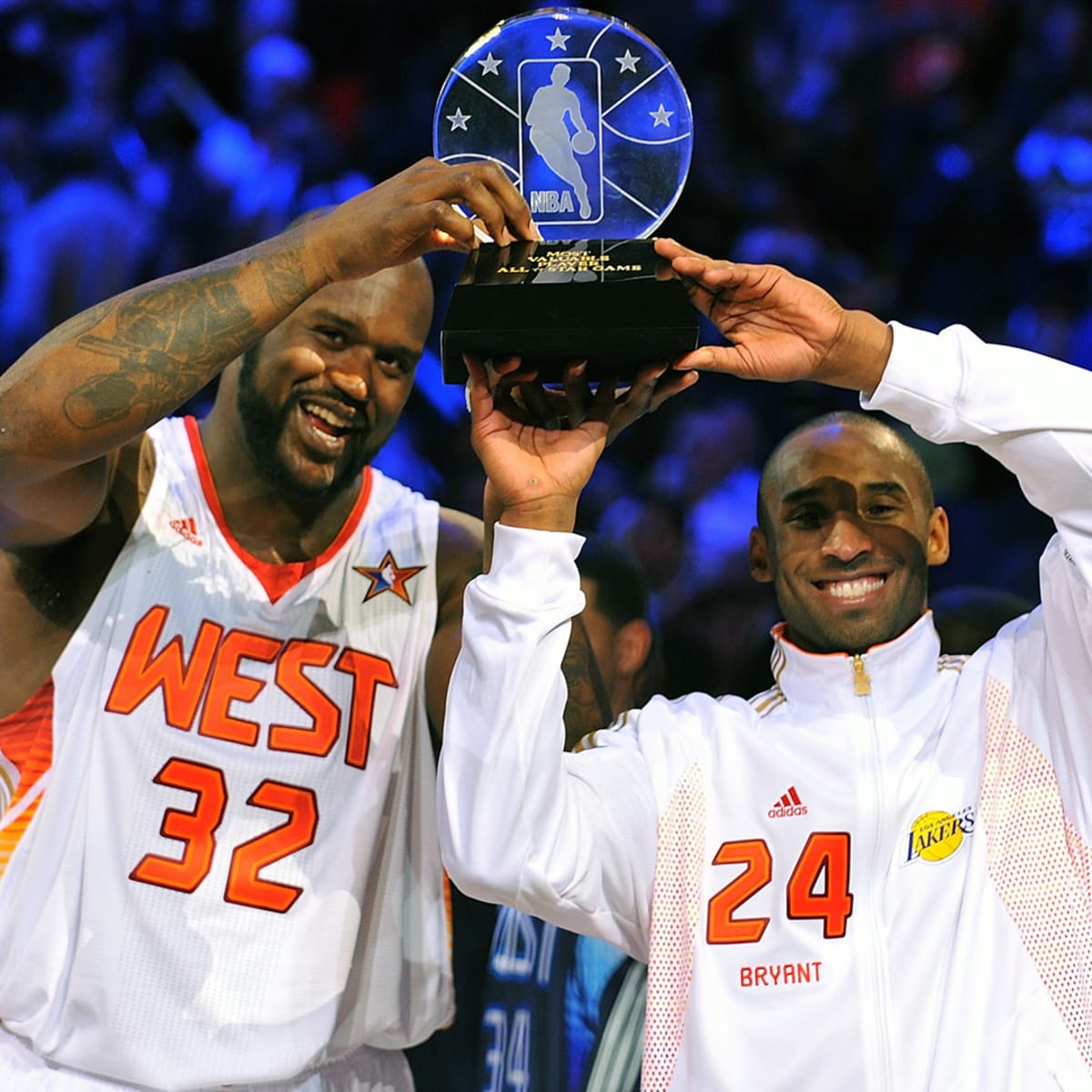 Shaq, Kobe co-MVPs as West dominates All-Star game - The San Diego  Union-Tribune