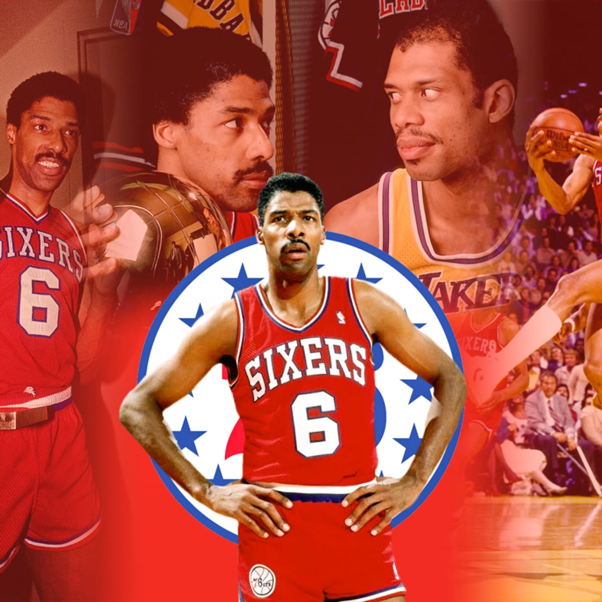 JULIUS ERVING  Philadelphia 76ers 1983 Throwback NBA Basketball Jersey