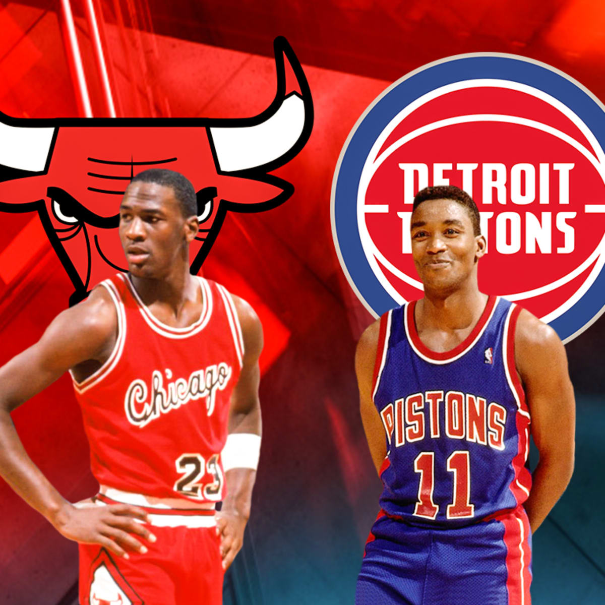 How the Michael Jordan Bulls and Isiah Thomas Pistons became the ultimate  rivalry