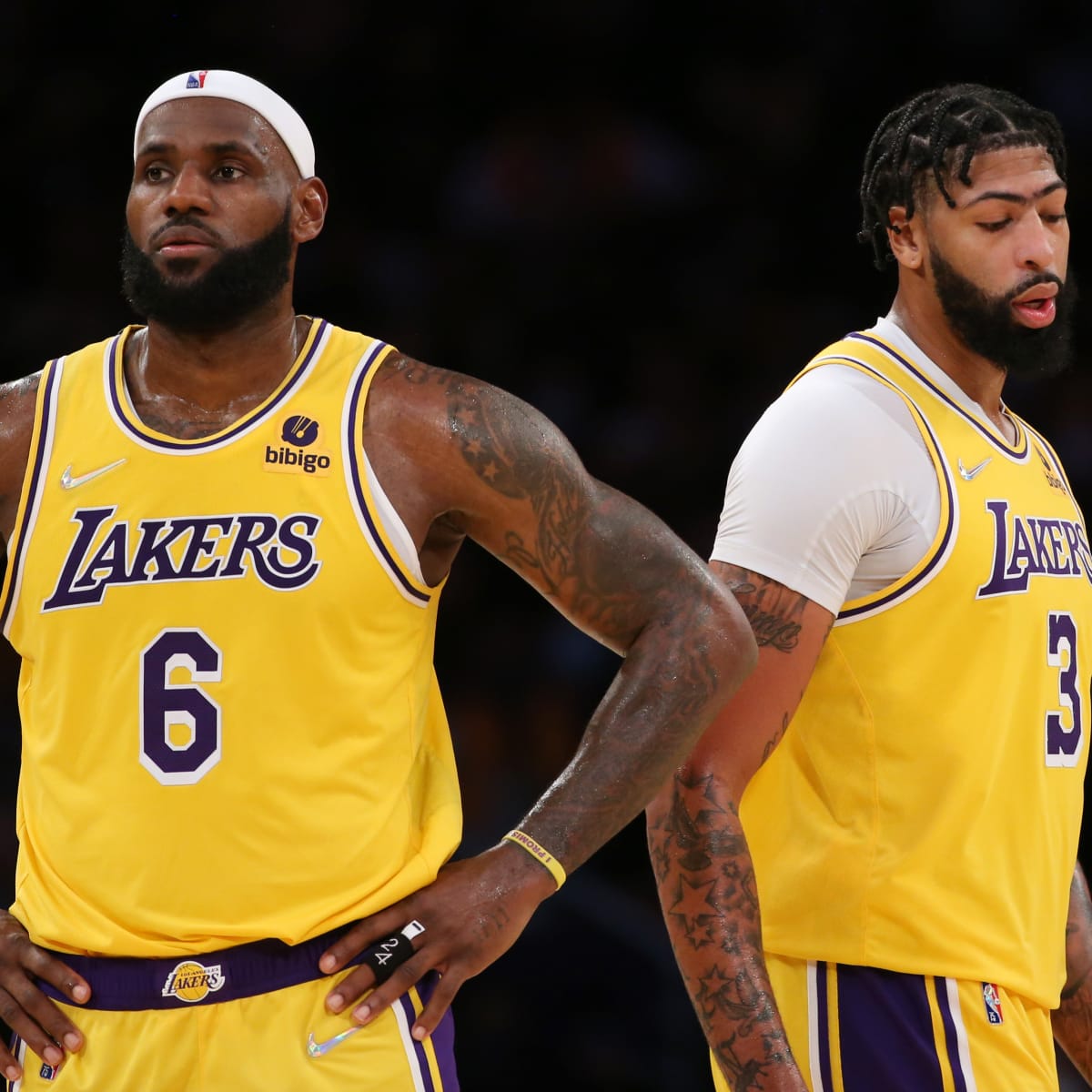 Can the Lakers win a championship with AD as their no. 1 option and LeBron  now as no. 2? 🤔 the @playerschoiceshow shares their take.…