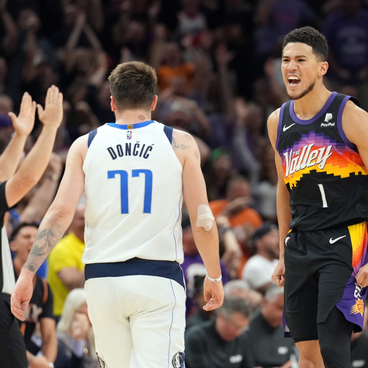 Grant Williams Says The Luka Doncic vs. Devin Booker Beef Is Exciting  Because The Suns' Star Always Talks Trash To Him, Fadeaway World