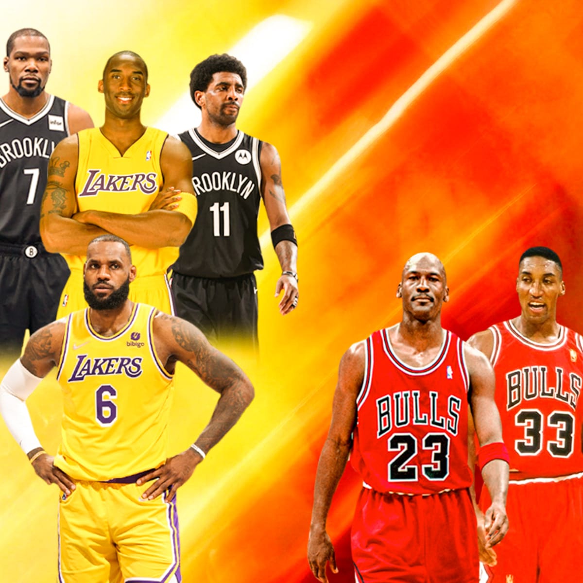 NBA Fans Debate Which Team Would Win In A 3-On-3: Michael Jordan, LeBron  James, Kyrie Irving vs. Kobe Bryant, Stephen Curry, Kevin Durant - Fadeaway  World