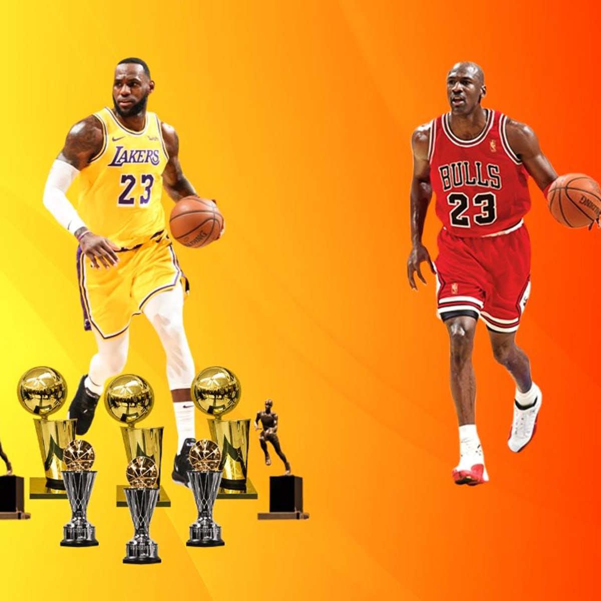 LeBron James has to three-peat with the Lakers to eclipse Michael Jordan