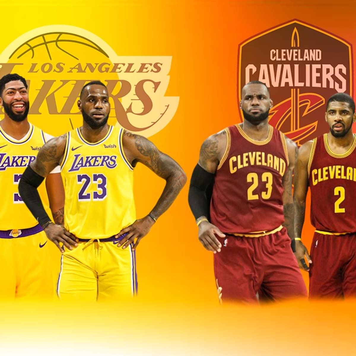 NBA media day: LeBron James and Kyrie Irving were never more than