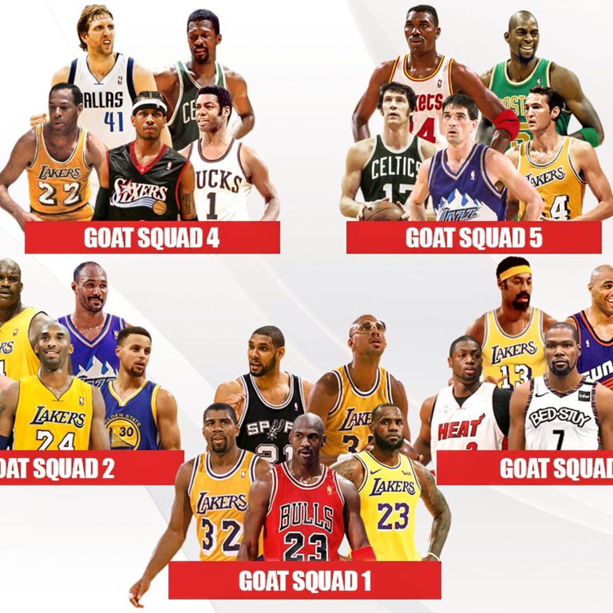 Nice michael Jordan Kobe Bryant Lebron James the Mamba the Goat