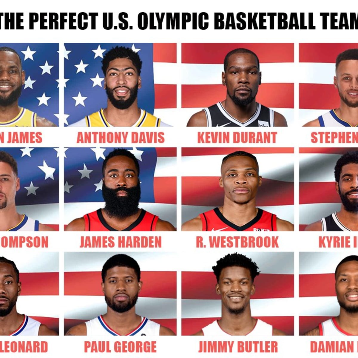 The Perfect U S Olympic Basketball Team Fadeaway World