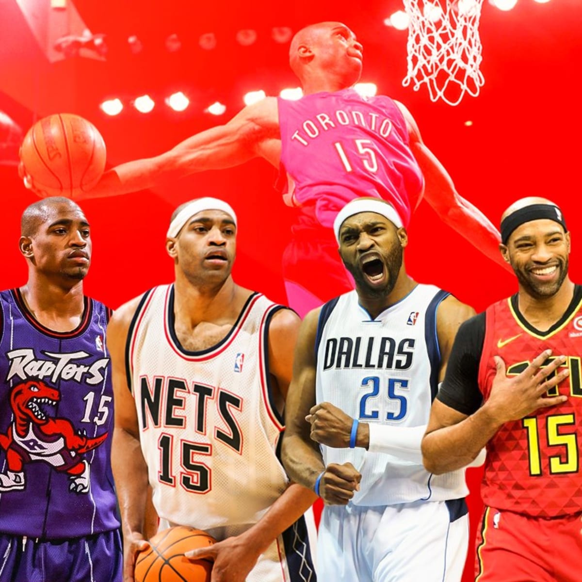 Vince Carter becomes first NBA player to play in four separate