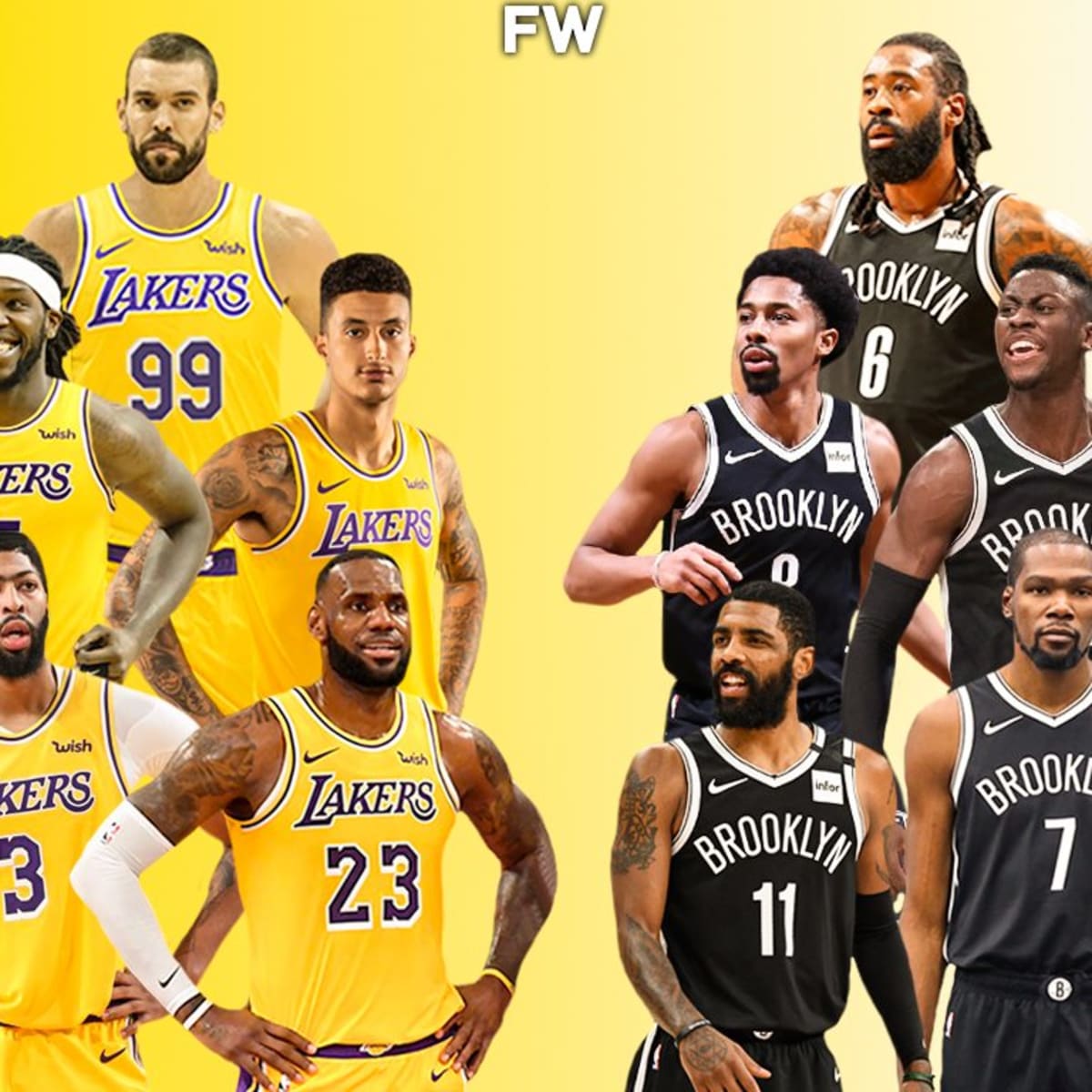5 Reasons Why The Brooklyn Nets And Los Angeles Lakers Will Play In The 2021  NBA Finals - Fadeaway World